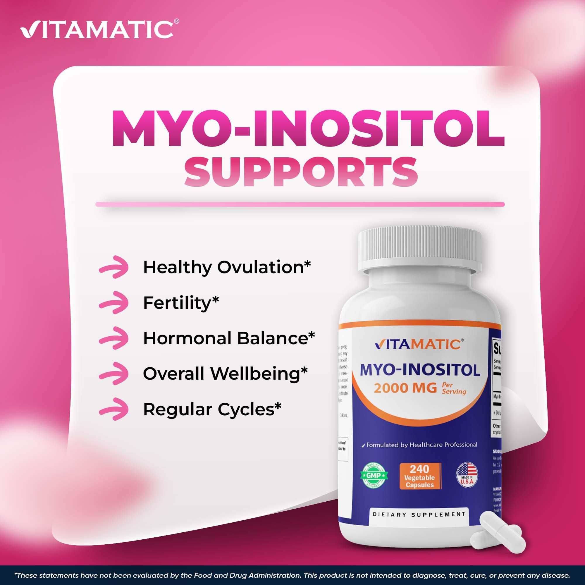 Vitamatic capsules in hand for scale showing portable, travel-friendly benefit