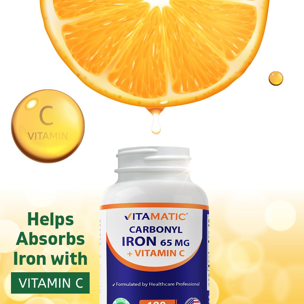 Vitamin C and iron supplement branding