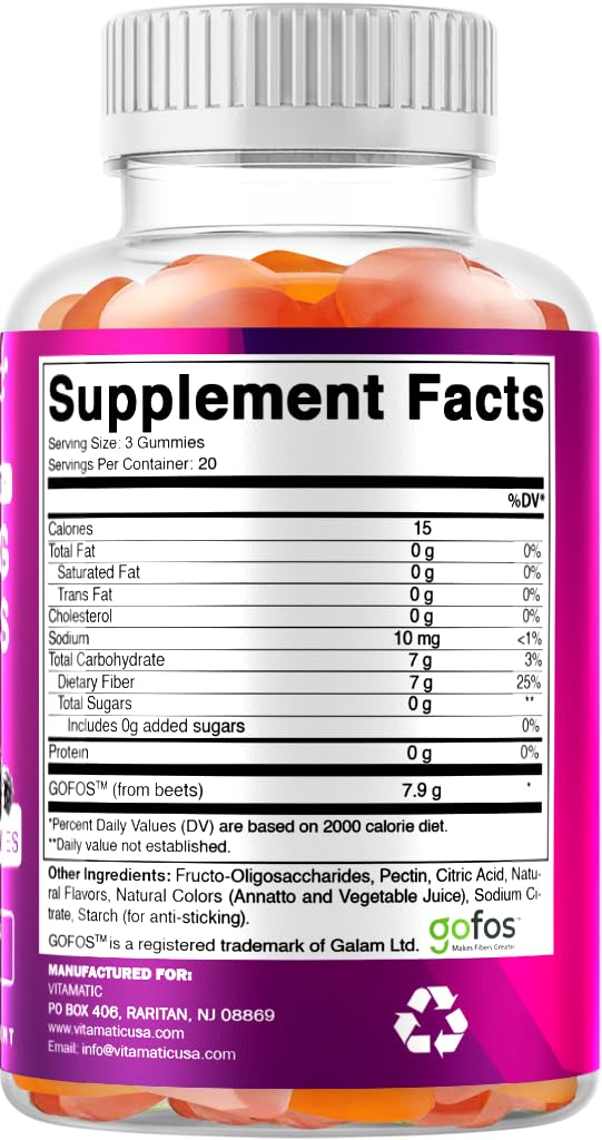 Ingredients panel and nutrition information on packaging