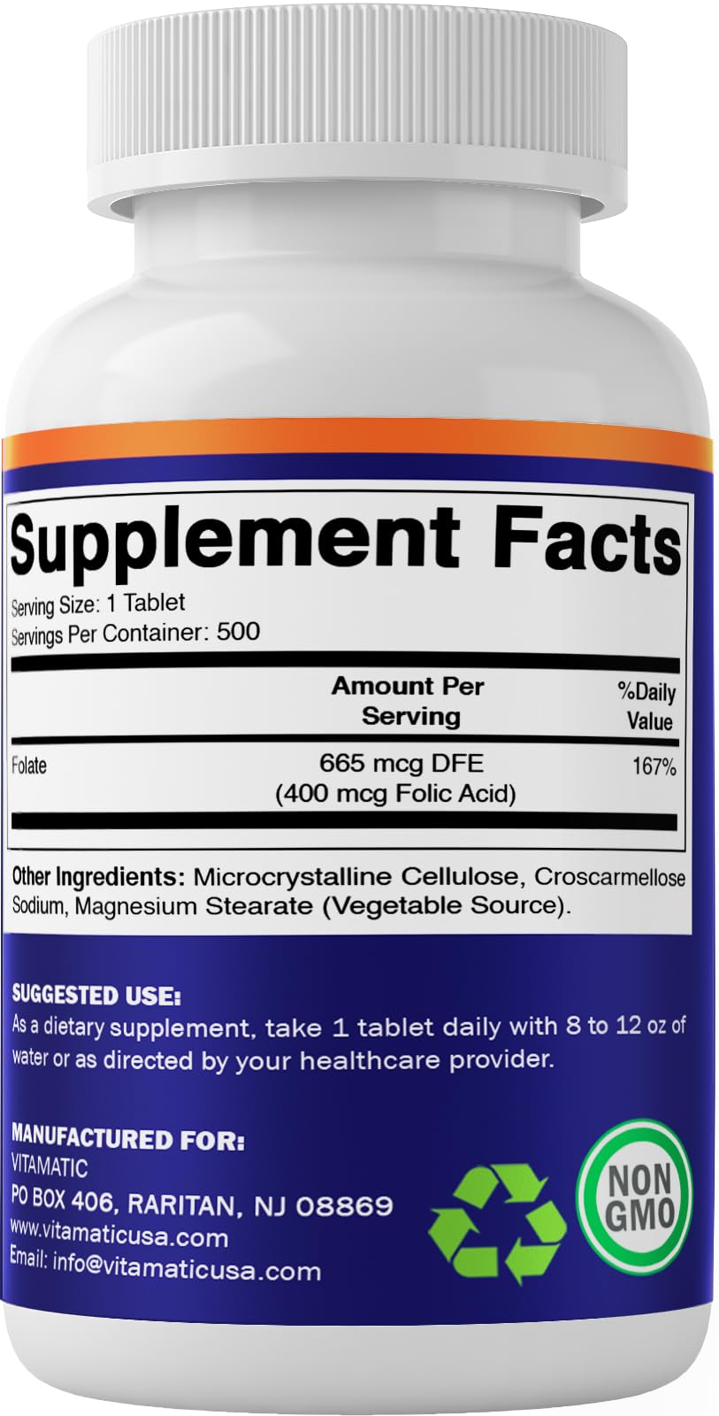 Non-GMO and gluten-free indicators on label