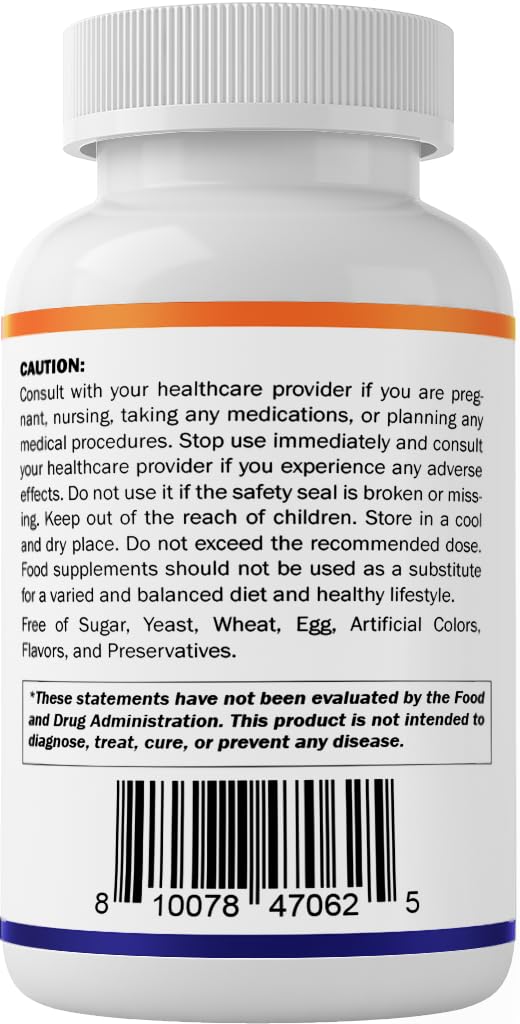 Made in USA and GMP standards visual on Vitamatic Folic Acid packaging