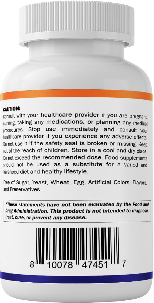 Display of 500 vegetarian tablets in bottle