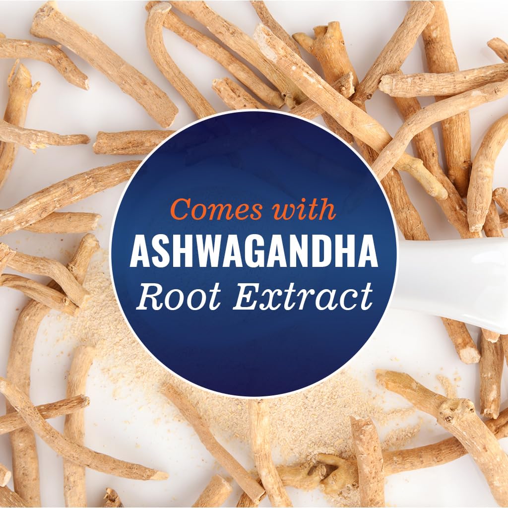 Vitamatic Ashwagandha bottle photographed on white background