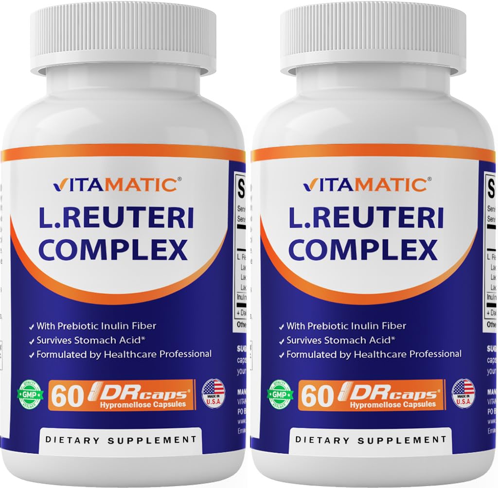 Vitamatic Lactobacillus Reuteri Complex bottle front