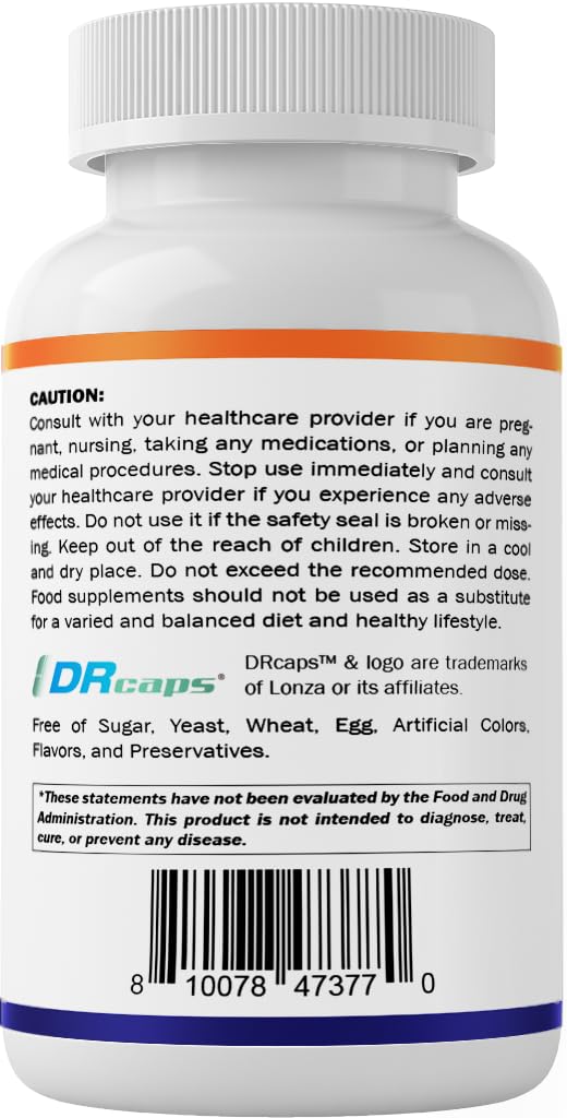 Nutrition facts and 22B CFU claim