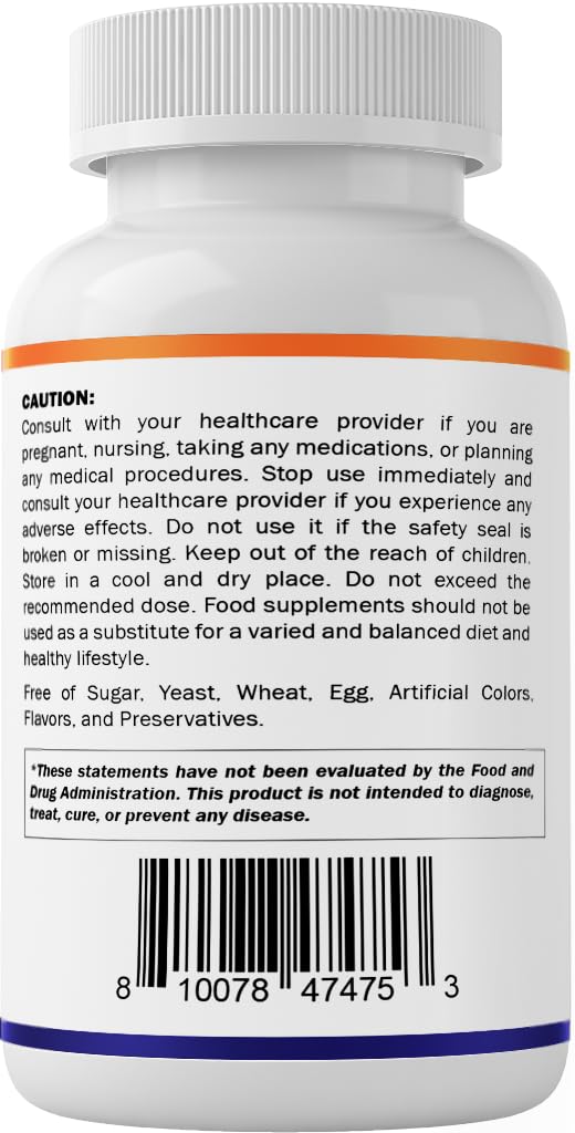 Product packaging with 240 capsules count