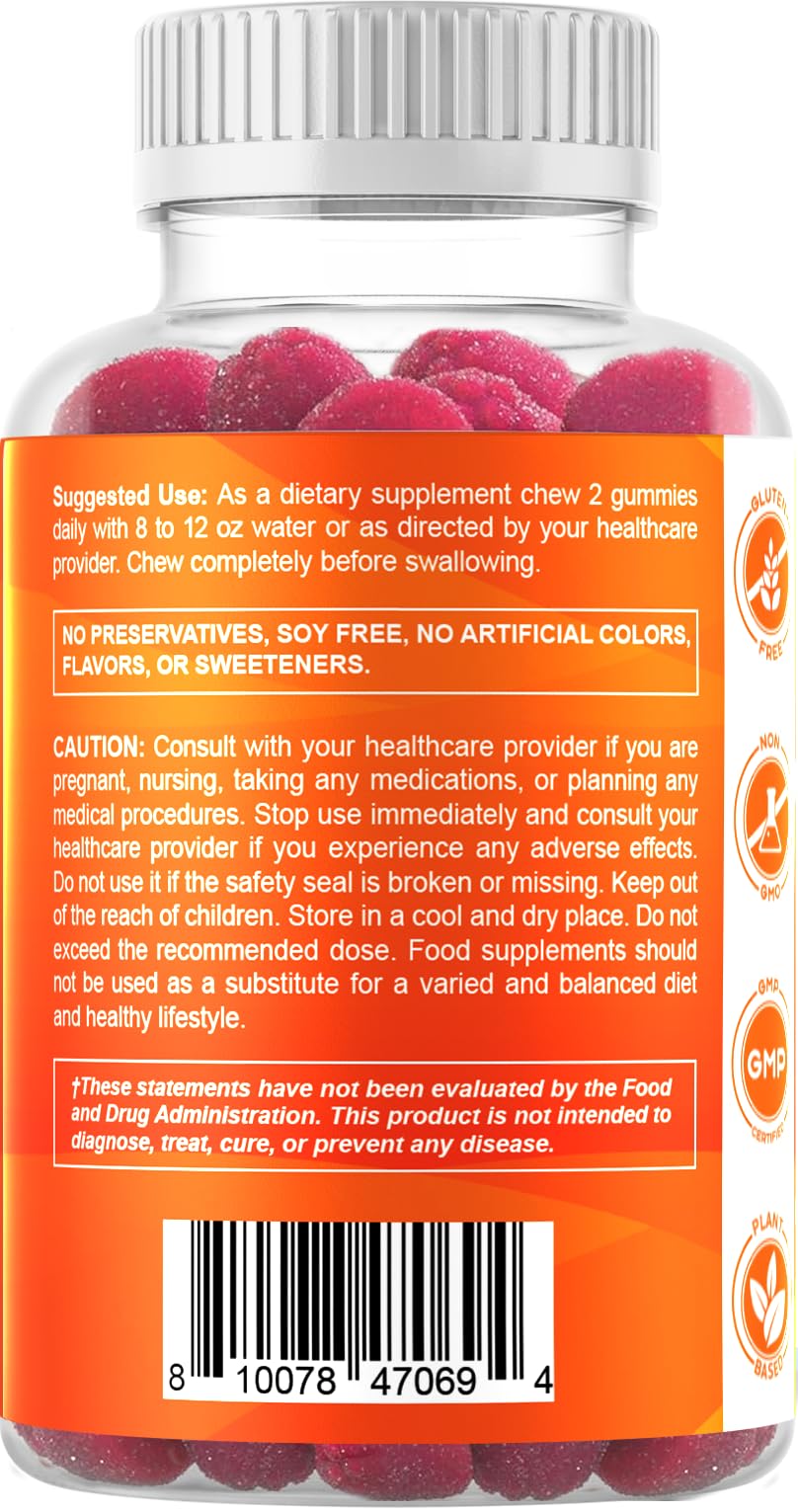 Product packaging and nutrition information on label