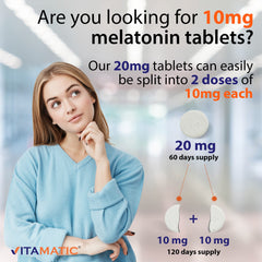 Individual 20 mg Melatonin Fast-Dissolve Tablet – Berry Flavor