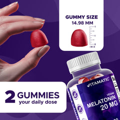 Close-up of blackberry-flavored gummies