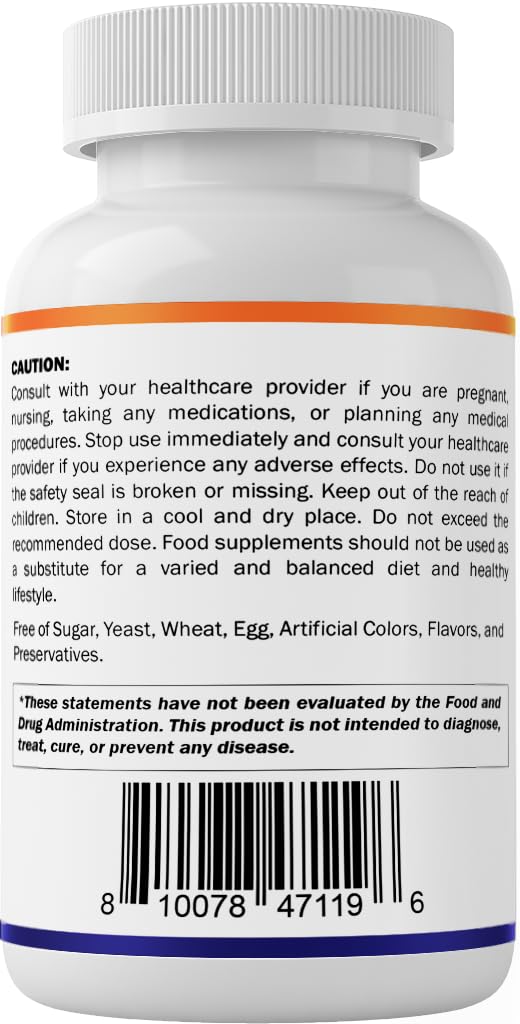 Dietary supplement bottle in natural light