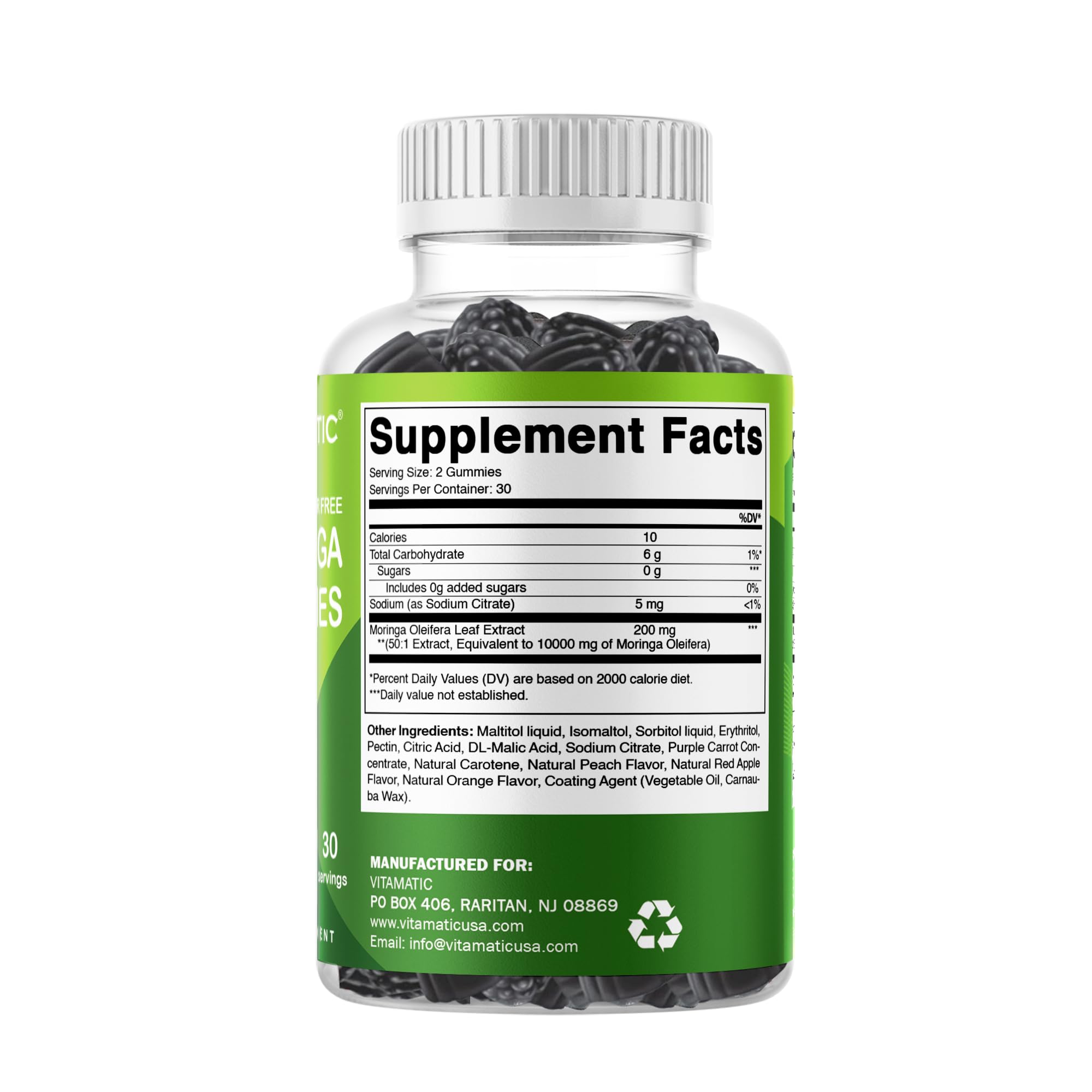 Close-up of Orange flavor gummy