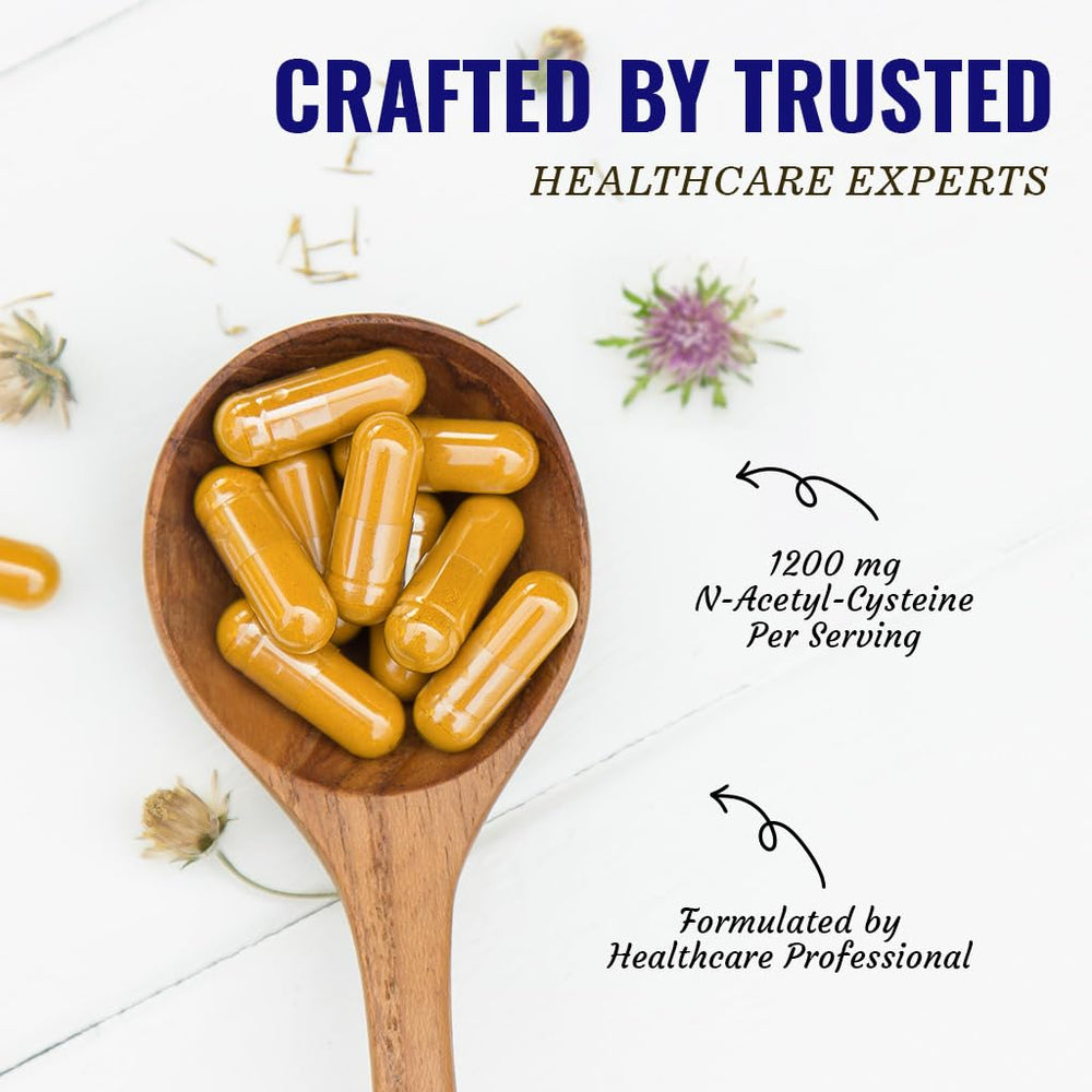 NAC and Milk Thistle ingredients infographic