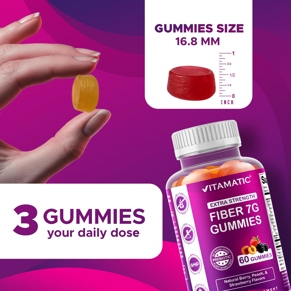 Vitamatic flavors mosaic featuring blackberry, peach, and strawberry for tasty variety