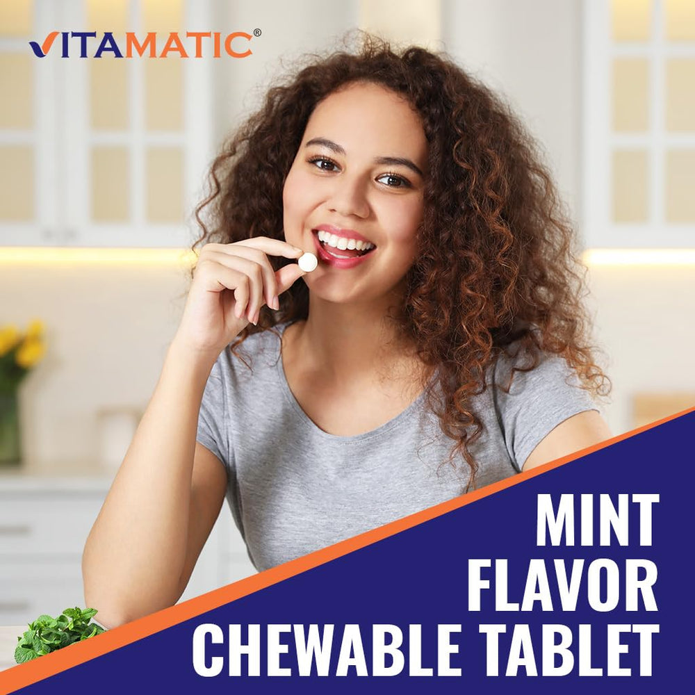 Label highlights probiotic strains including Streptococcus Salivarius