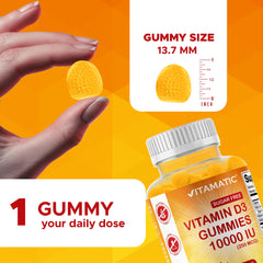 Vitamatic Vitamin D3 gummies box