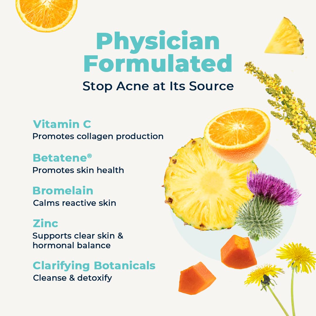 Two VitaMedica Clear Skin Vitamin Formula bottles on a white background