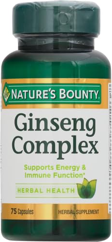 Vitamin B12 included for energy support in Ginseng Complex Capsules