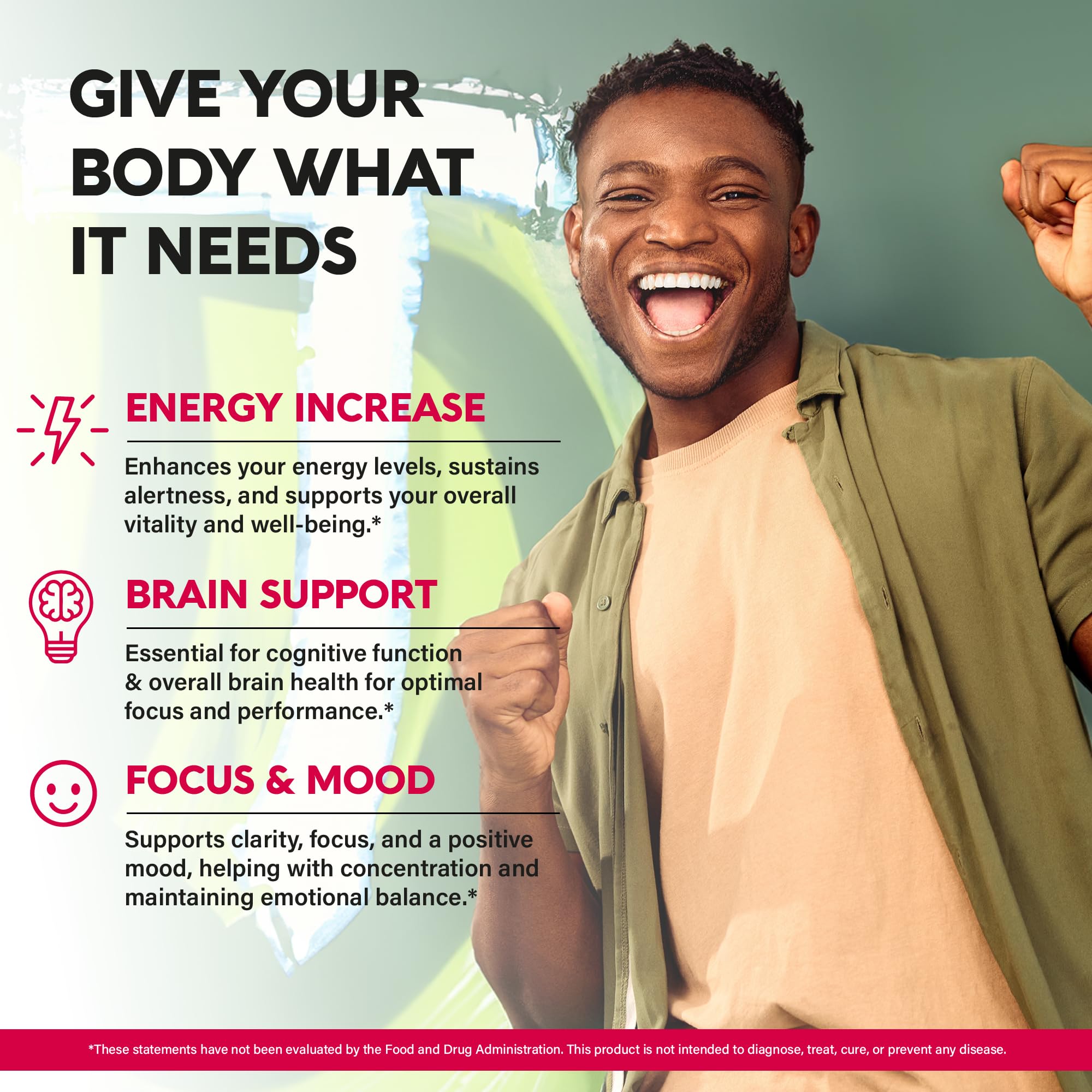 Berry-flavored Vitamin B12 sublingual spray label