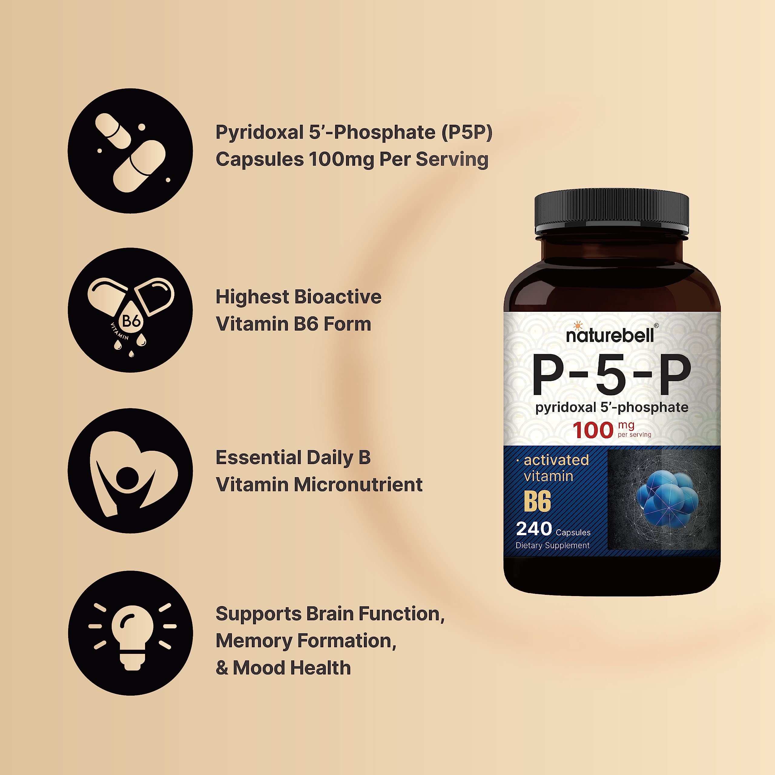 Bioavailable vitamin B6 (P5P) absorption