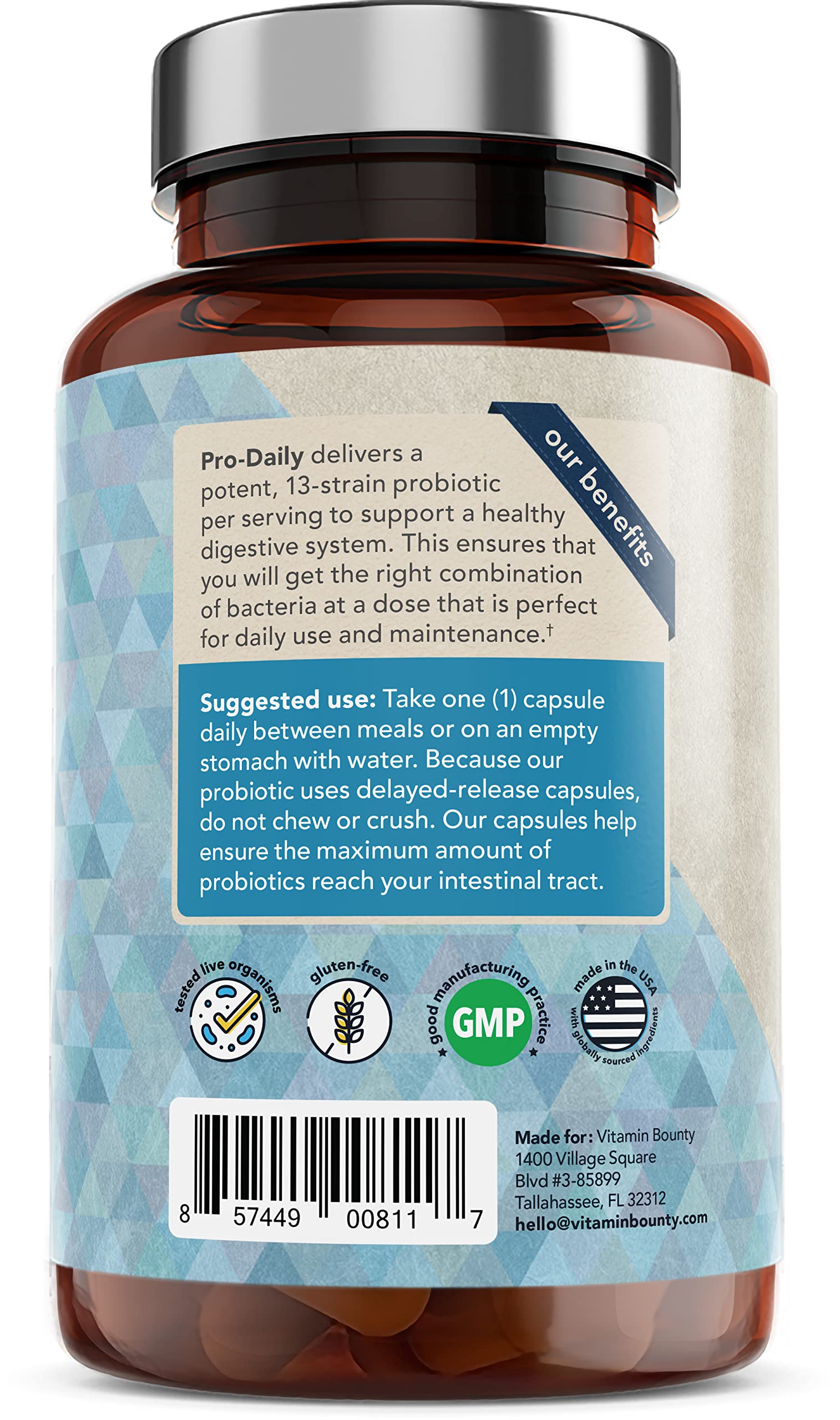 Capsules designed for both men and women digestive support