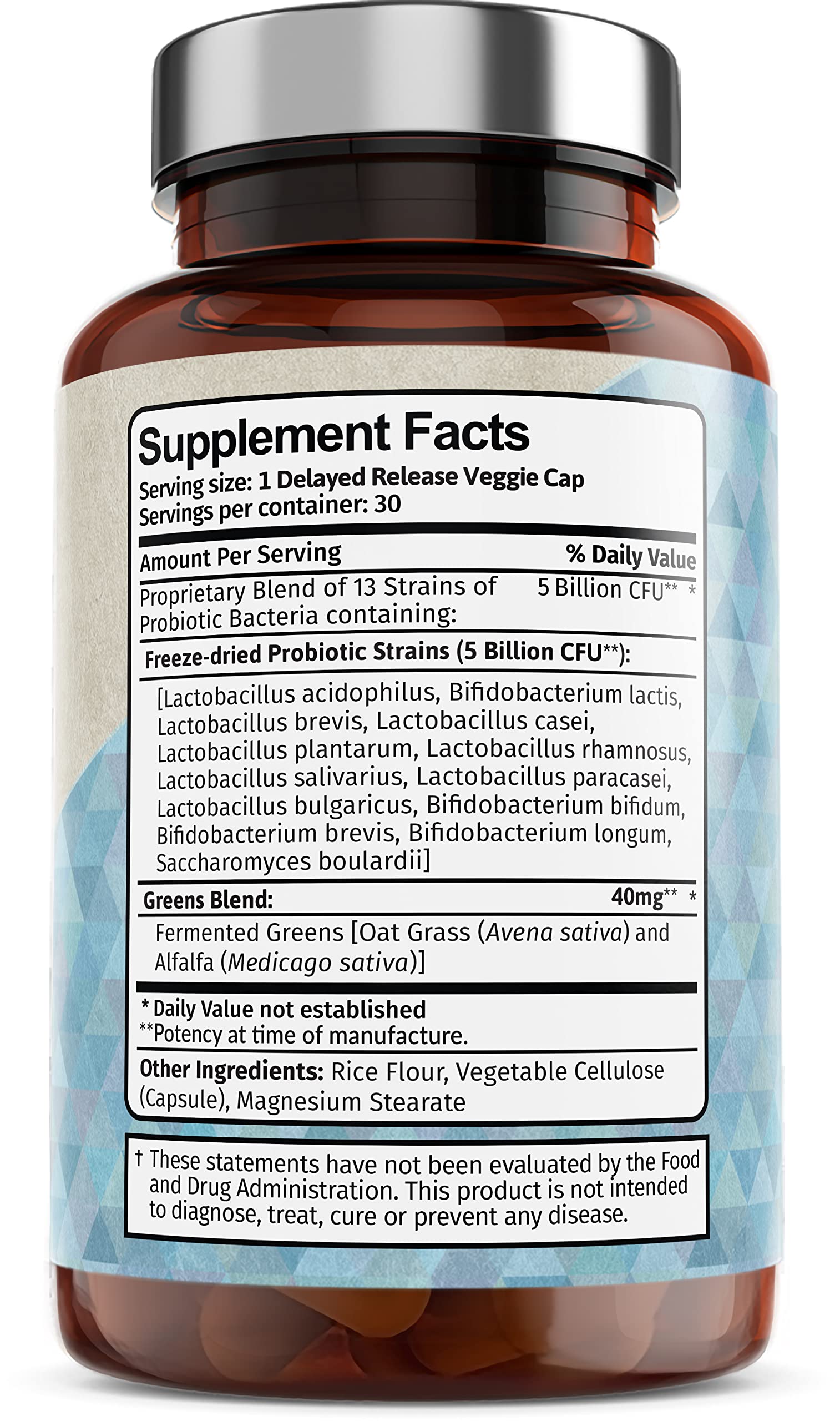 Allergen-free probiotic capsules manufactured in USA facility