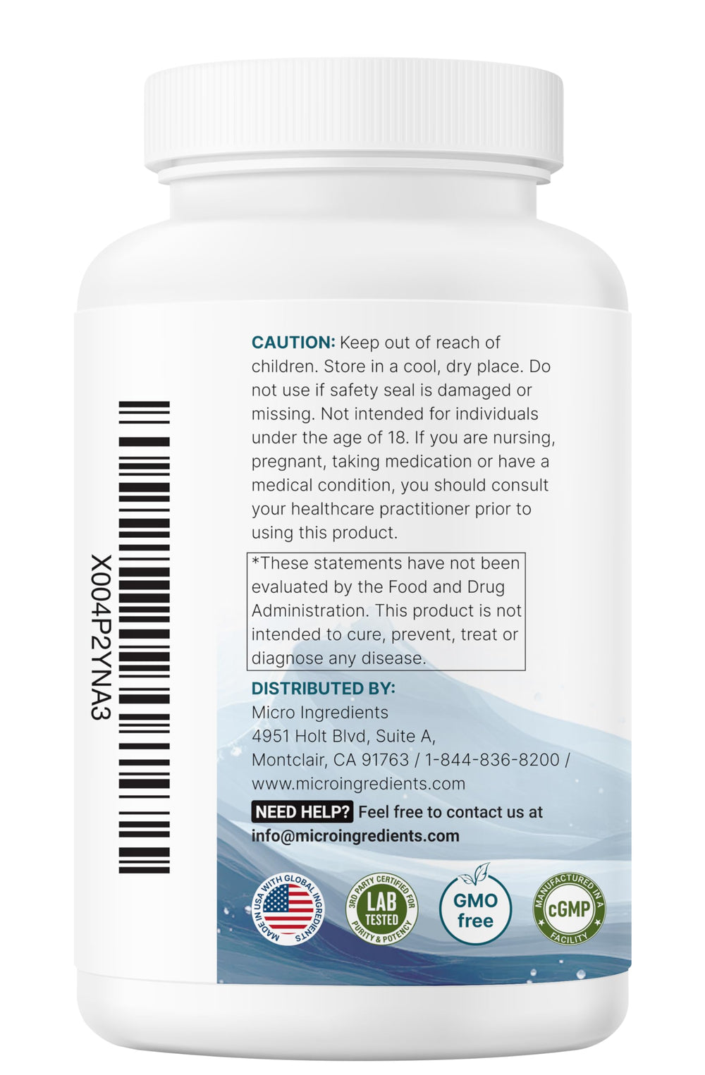 Vitamin C and chelated magnesium supplement image