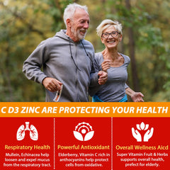 Close-up of Vitamin C (Acerola) D3 and Zinc gummies