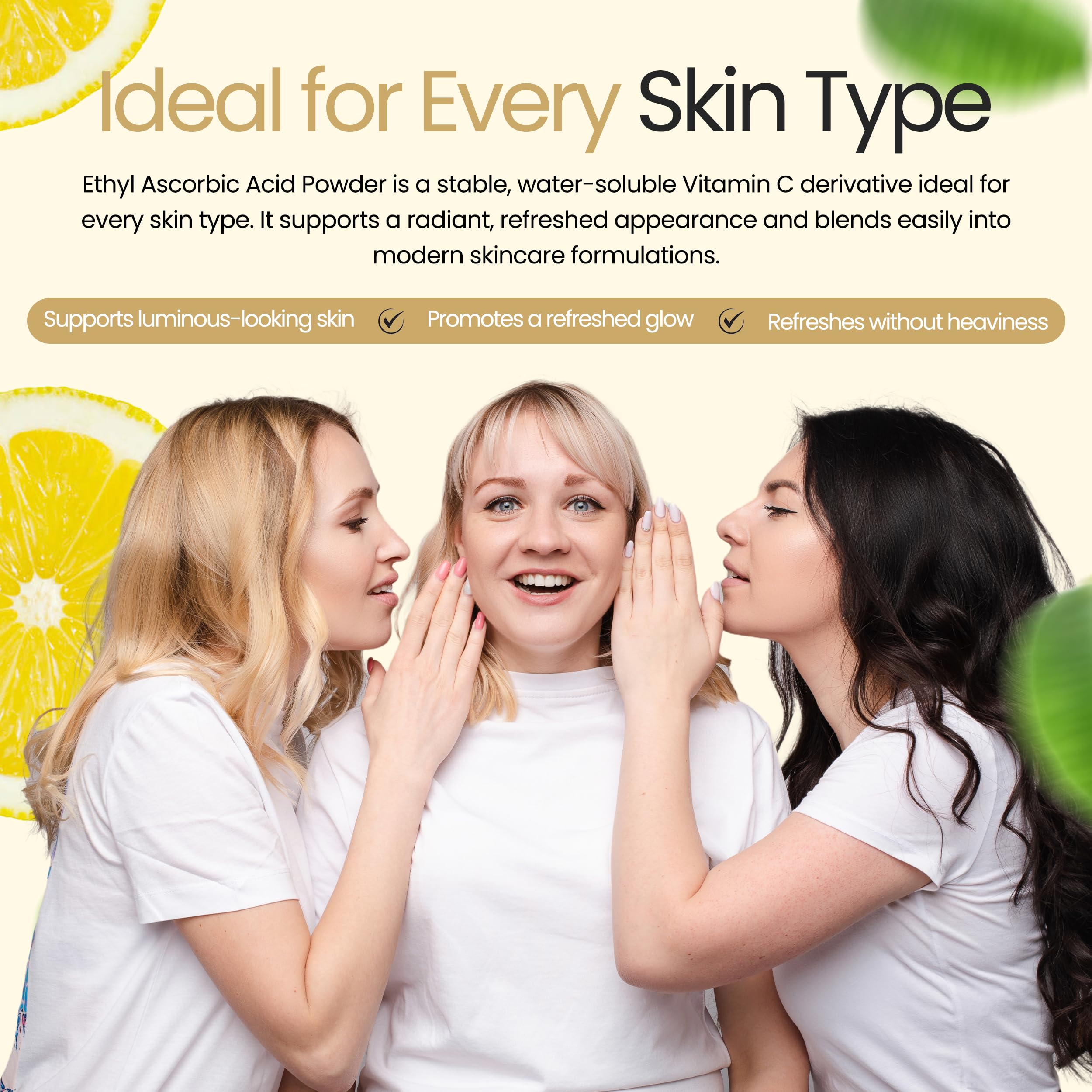 Ethyl ascorbic acid aiding vitamin C penetration into skin