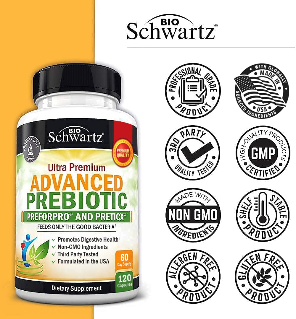 Vitamin C included in the prebiotic complex
