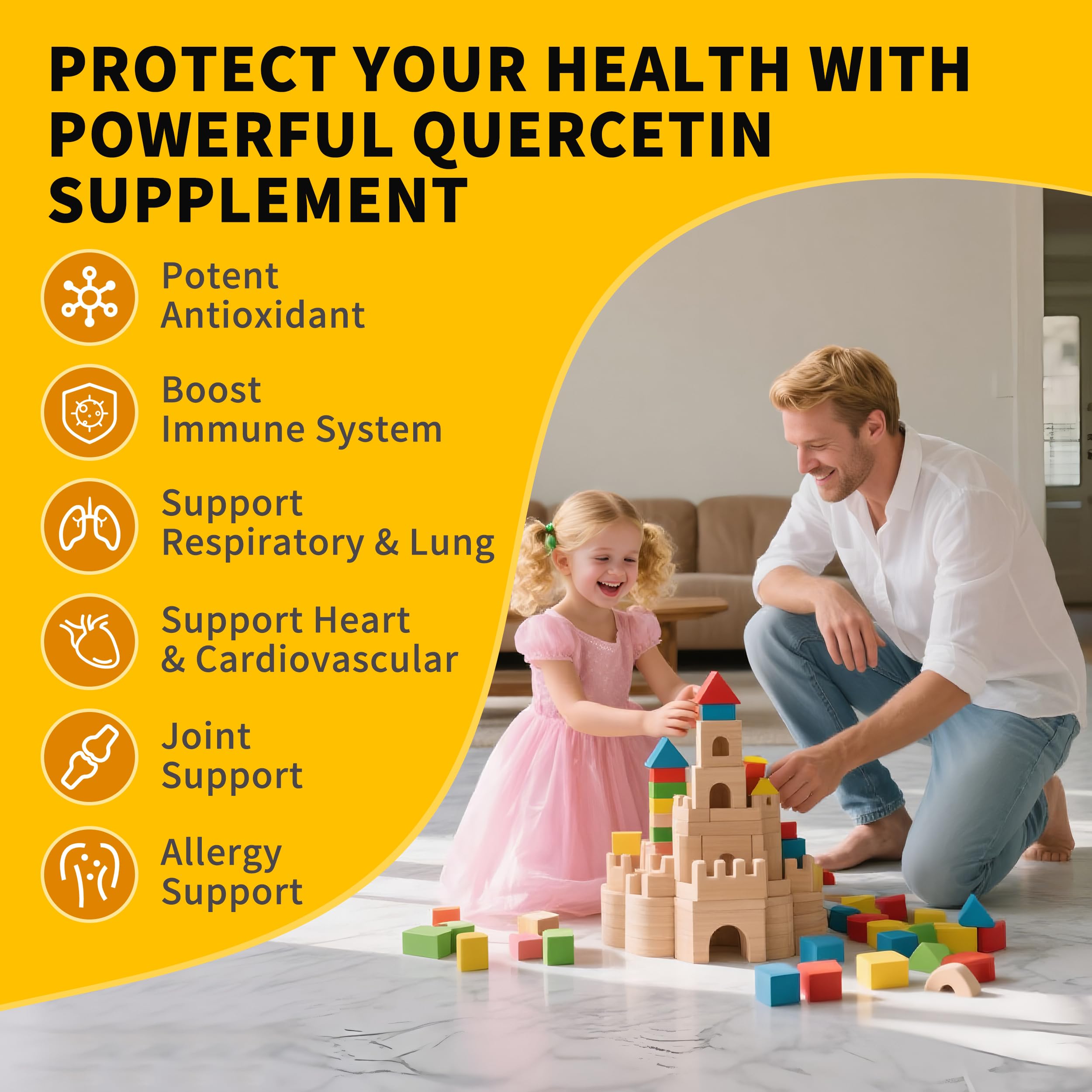Vitamin C, zinc and immune-support ingredients illustration