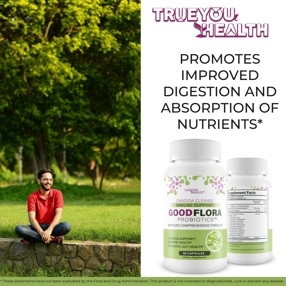 Vitamin D and zinc bottles alongside probiotic capsules