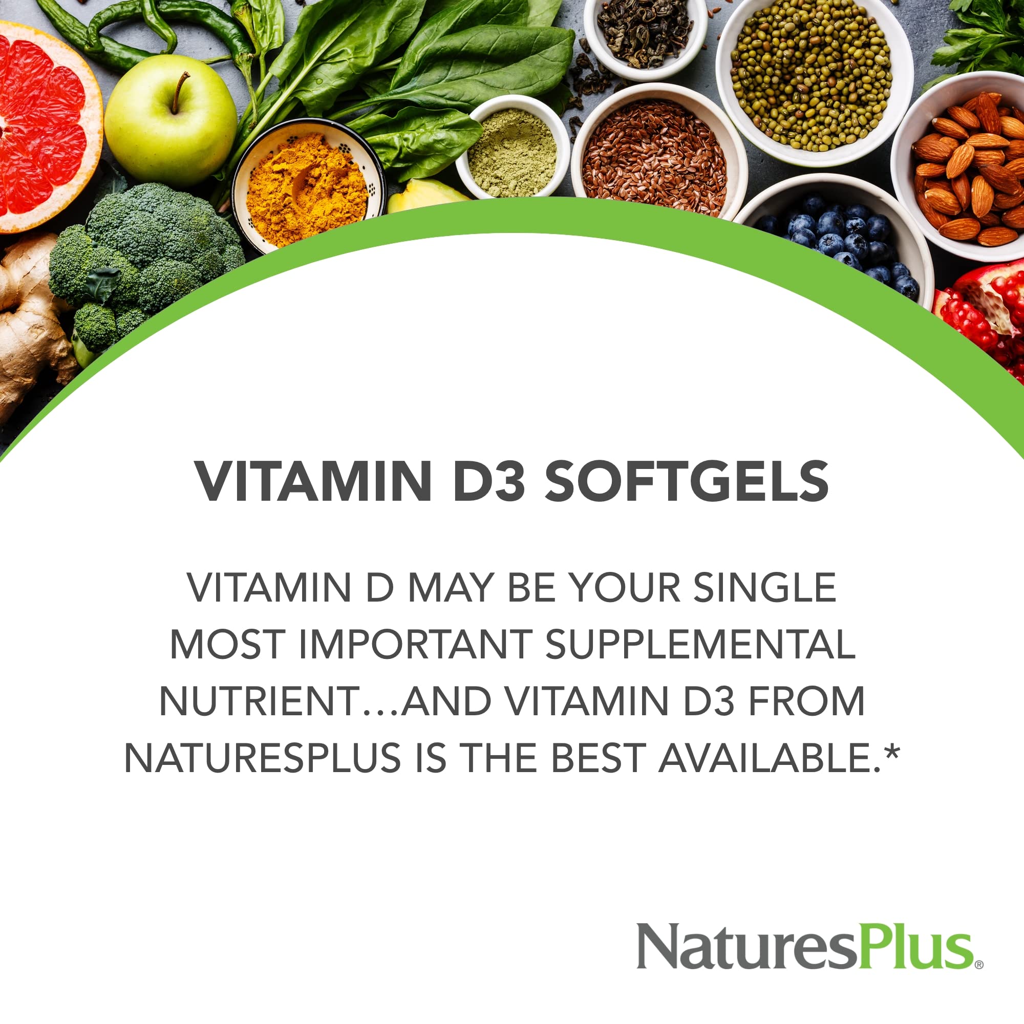 Close-up of Vitamin D3 1000 IU cholecalciferol softgels