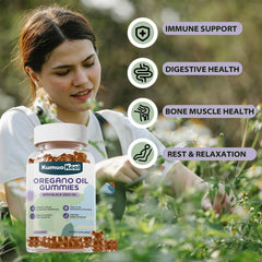 Vitamin D3 (1000 IU) added to oregano oil gummies