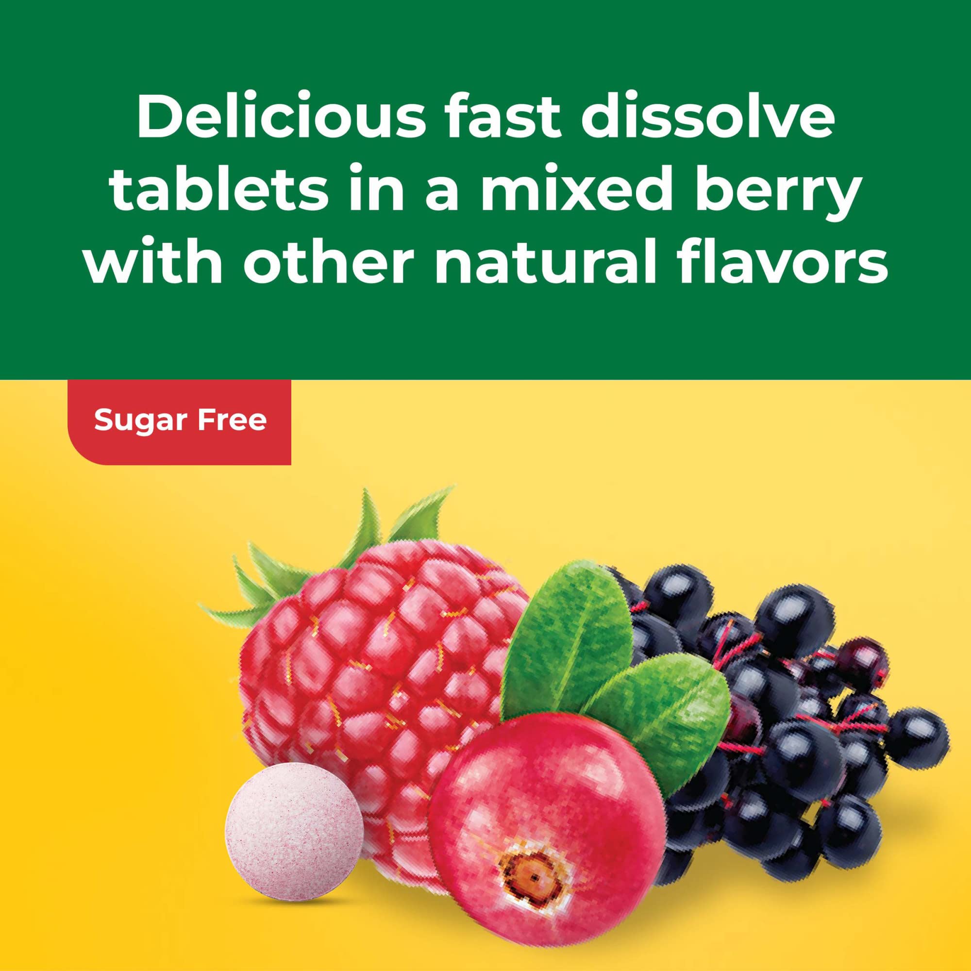 Label showing Vitamin D3 5000 IU (125 mcg) fast-dissolve tablets