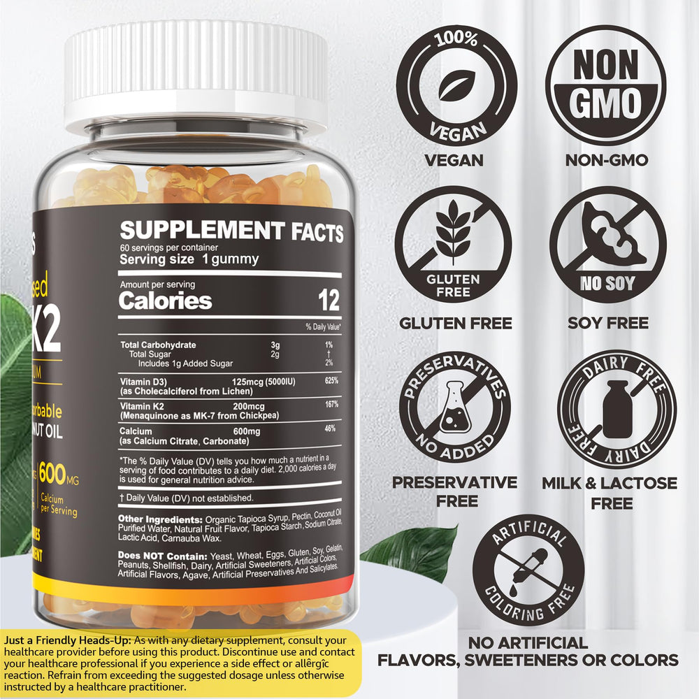 Gummies with coconut oil element for high absorption