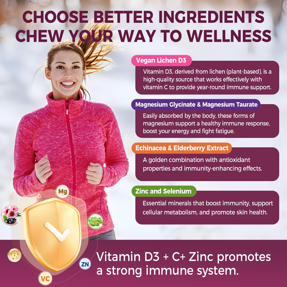 Vitamin D3 5000 IU and turmeric gummies close-up