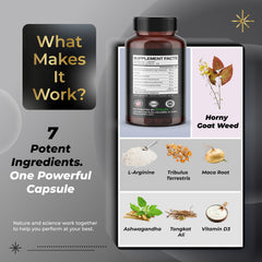 Vitamin D3, Ashwagandha, and Tongkat Ali for energy