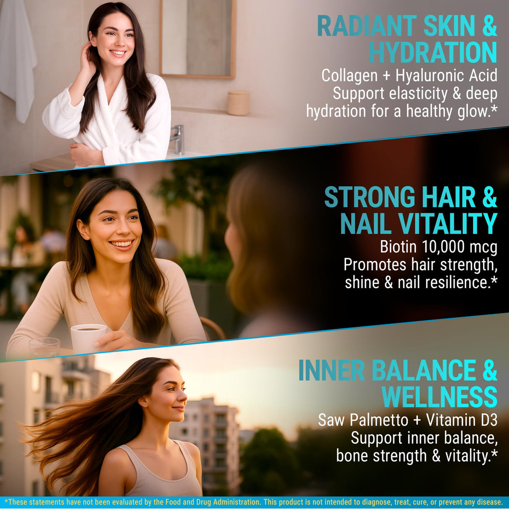 Vitamin D3 in biotin drops for hair, skin and nails