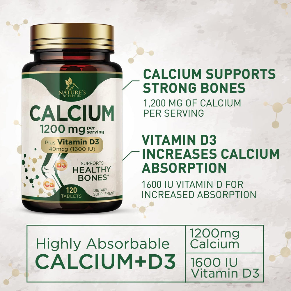 Calcium with Vitamin D3 for immune support and bone health