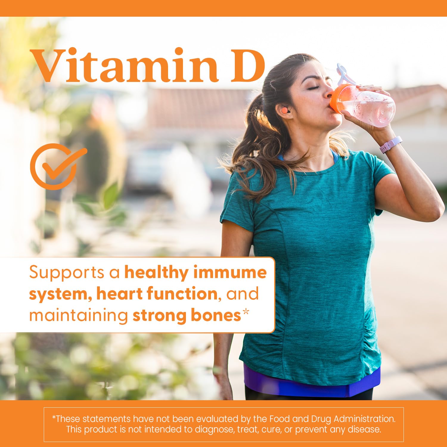 Dosage chart for Vitamin D3 1000 IU product