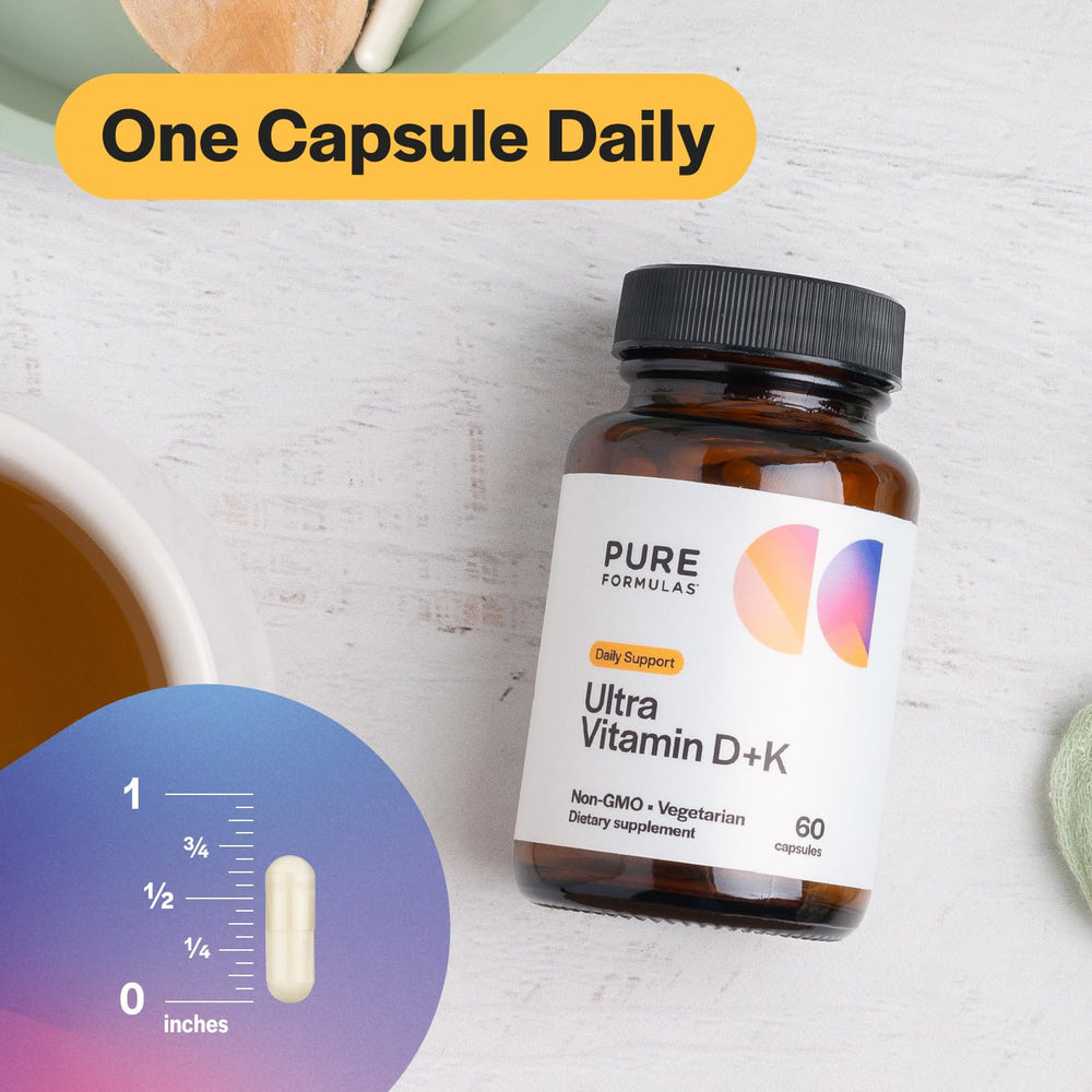 Packaging highlighting immune, bone, and heart health benefits