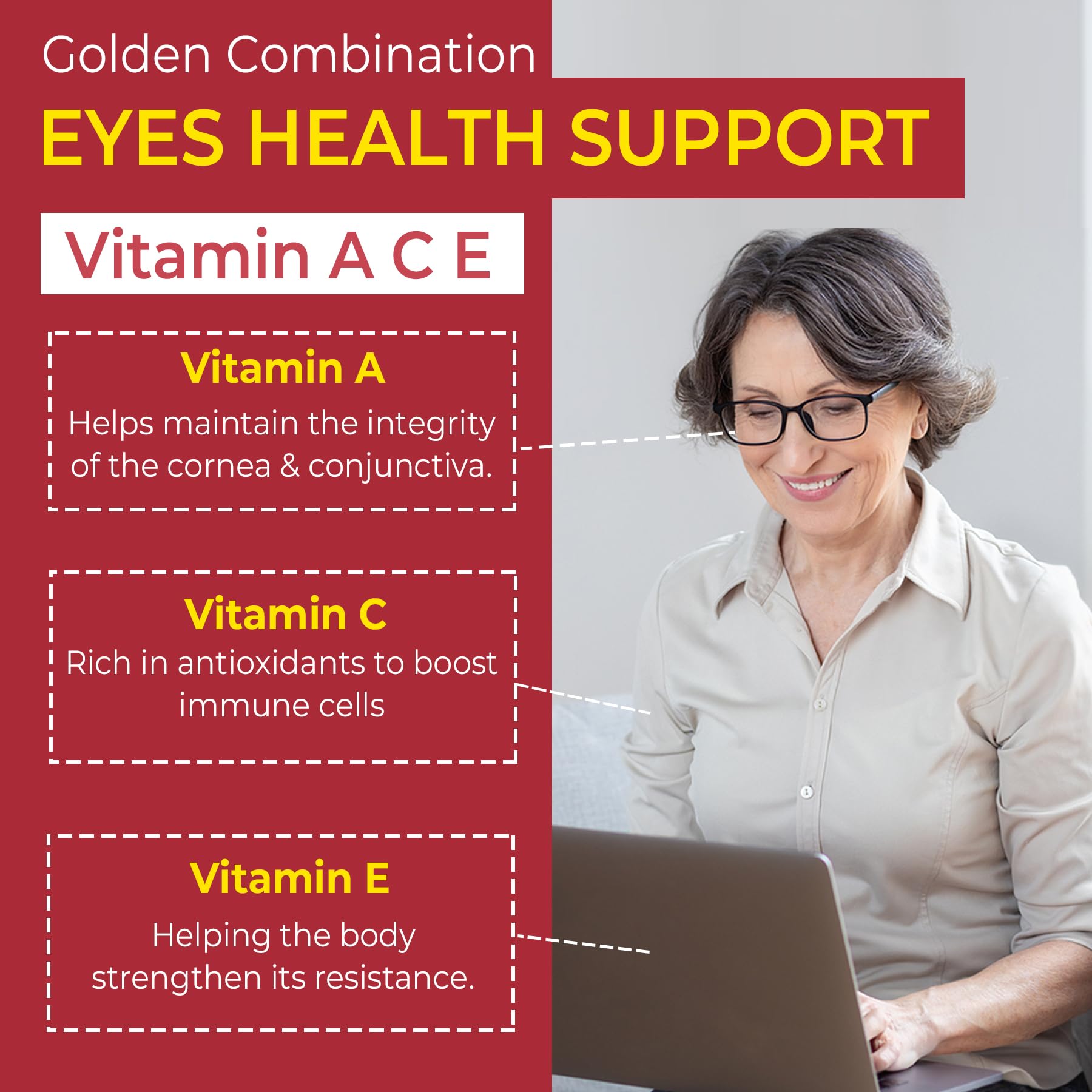 Nutrition facts panel with Vitamin D3 K2 A Gummies