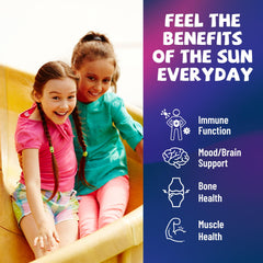 Kids Vitamin D3 K2 drops orange-flavor bottle