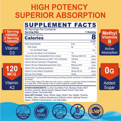 Gummies with Vitamin B12, B9, B6, Vitamin E and Zinc