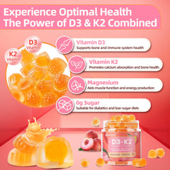 Close-up view of vitamin gummies showing texture