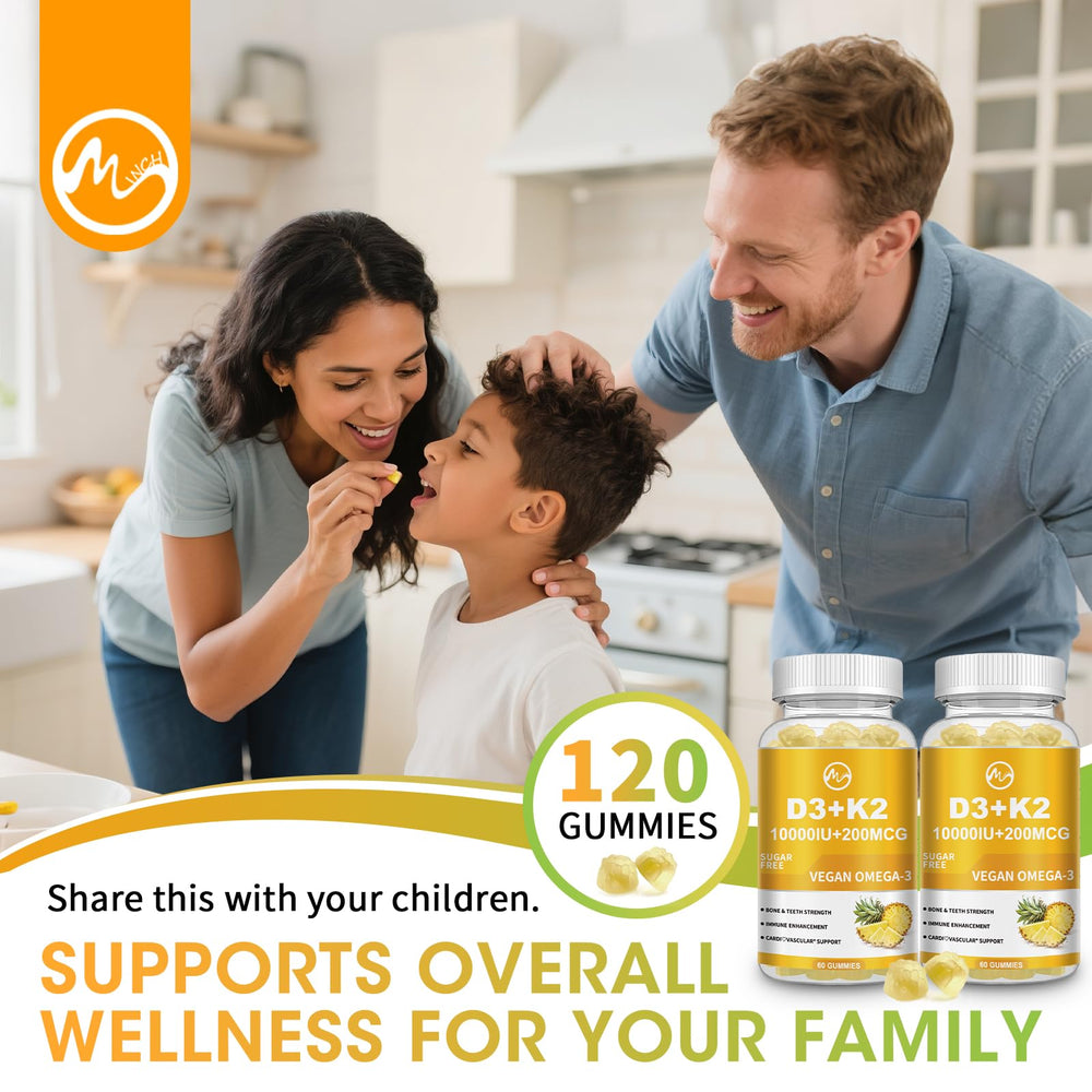 How to take: chew two gummies daily