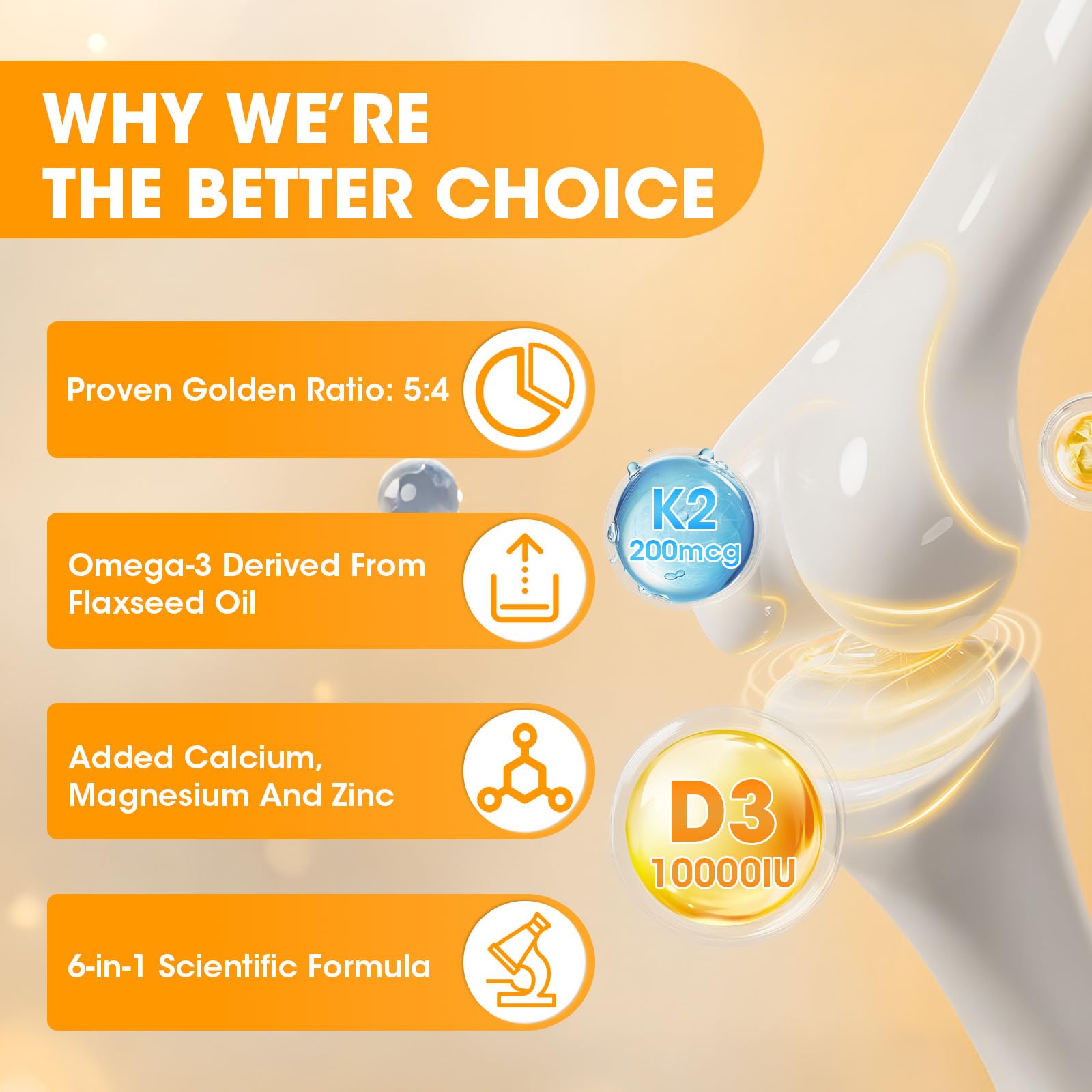Omega-3 source illustration highlighting flaxseed oil