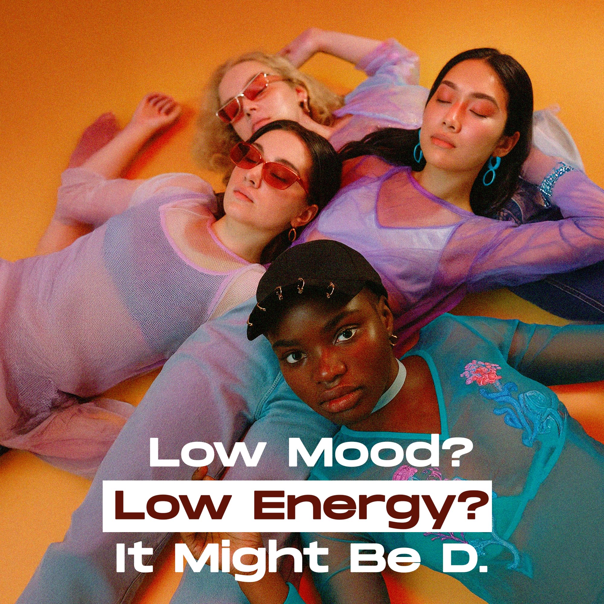 Close-up of non-GMO D3 K2 strips in blister