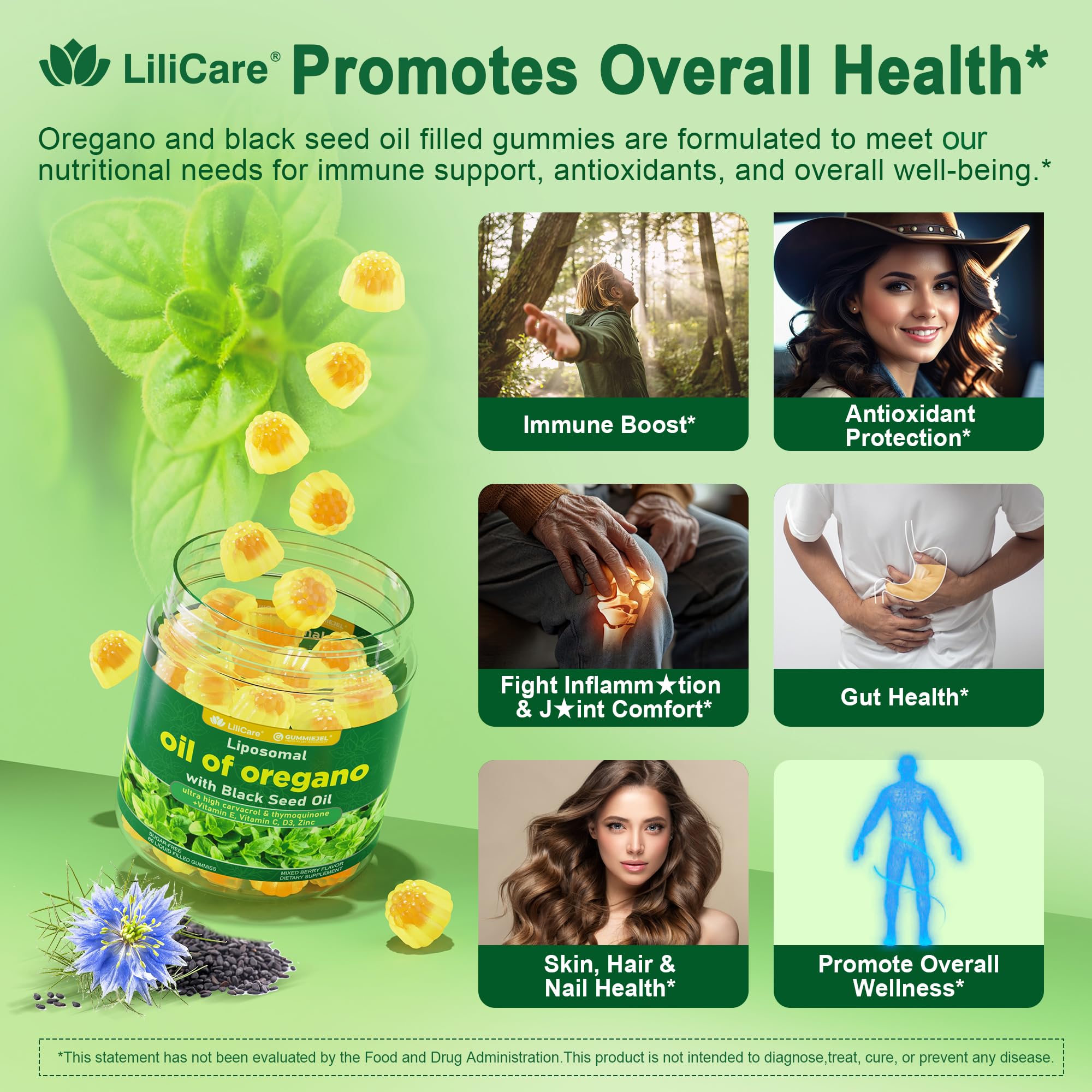 Vitamins E, C, D3 and zinc immune support ingredients