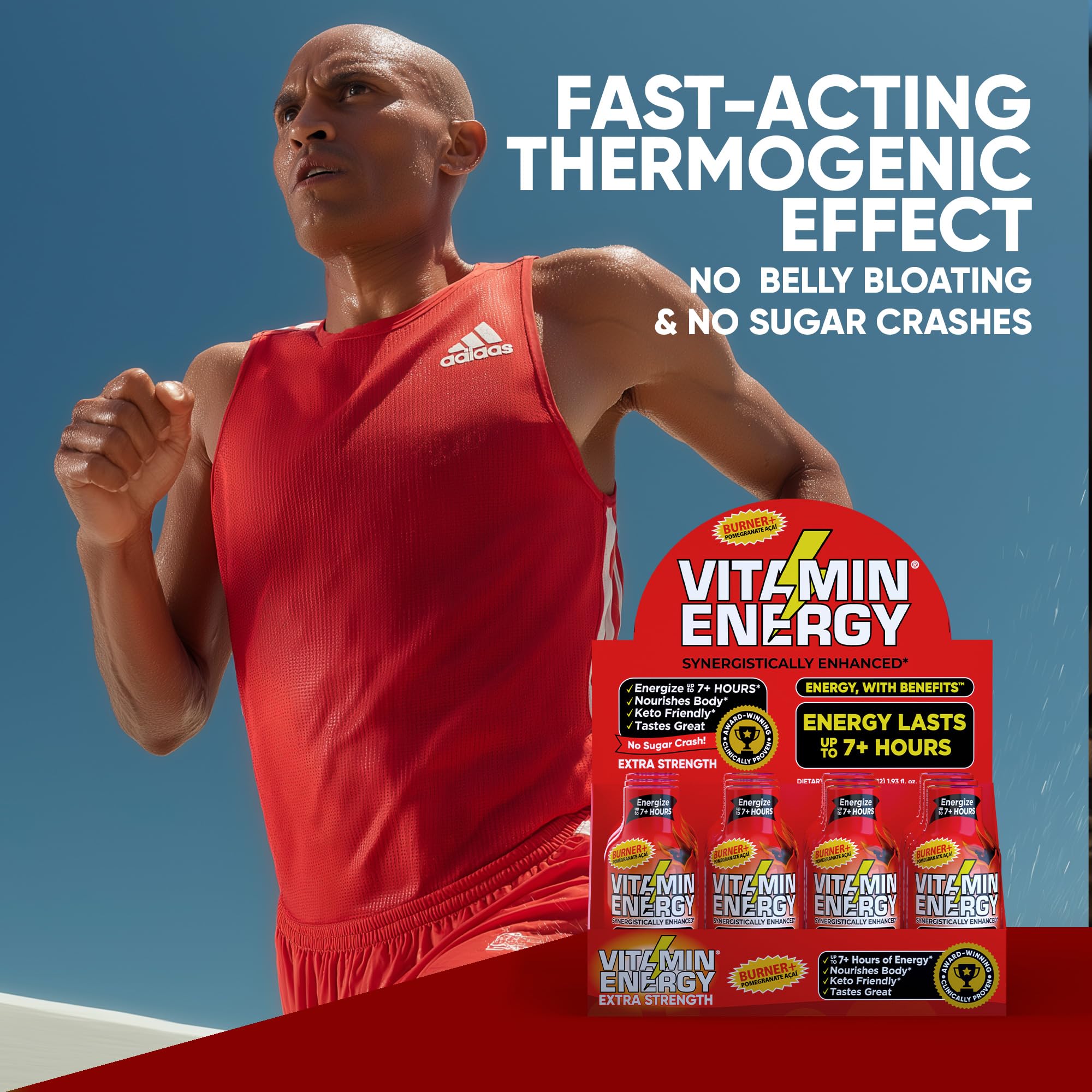 10-pack Vitamin Energy Burner+ packaging display